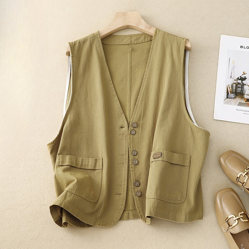 Zephyrine | Relaxed Button Vest