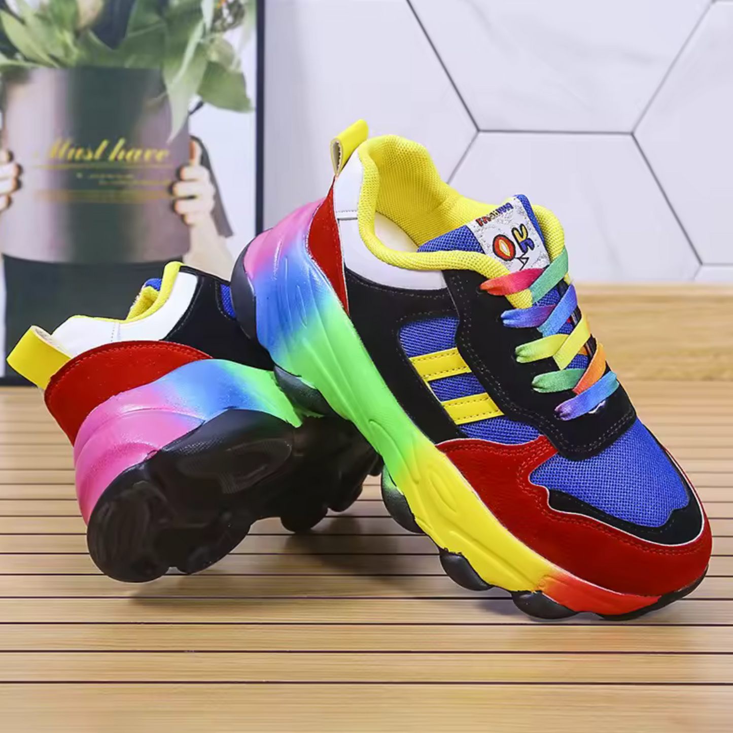Pierrette | Vibrant Orthopedic Sneakers