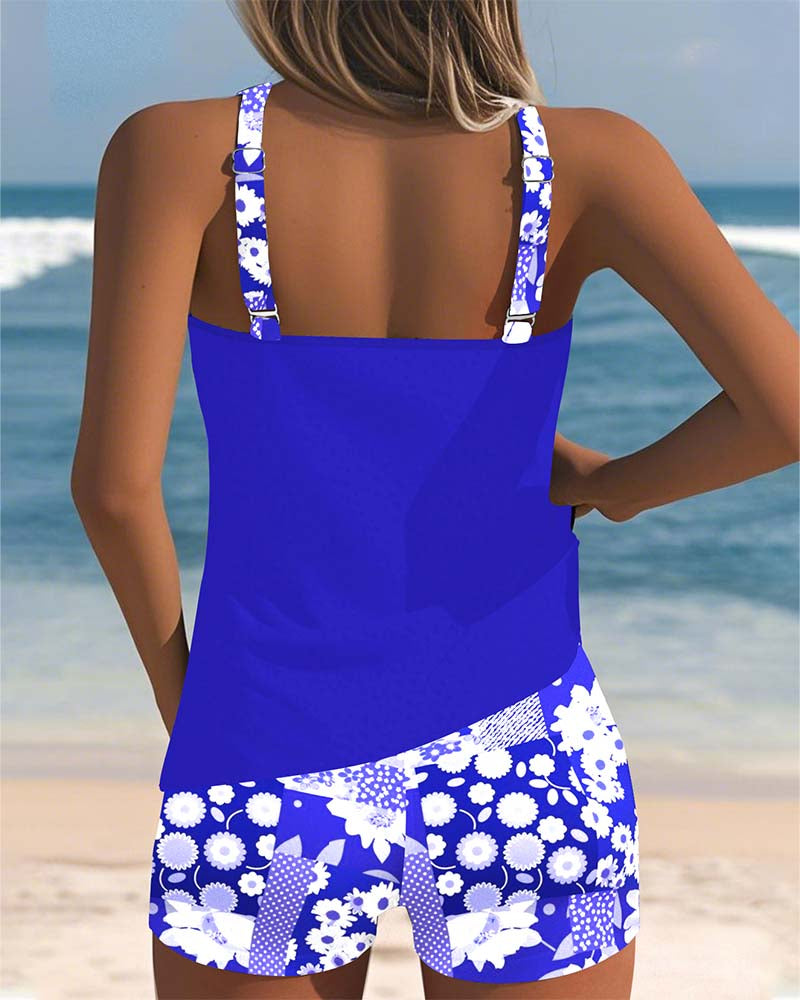 Lily | Two-Piece Swimsuit with Comfortable Fit and Floral Beach Style