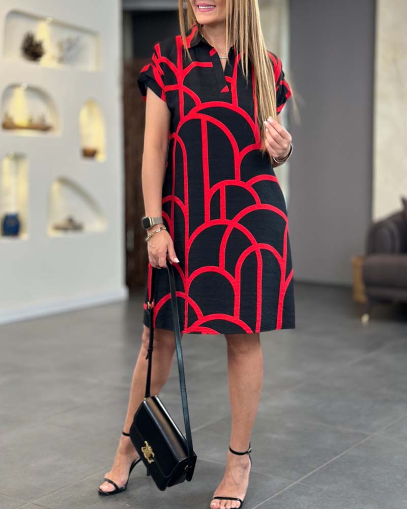 Merryn | Dress with Short Sleeves