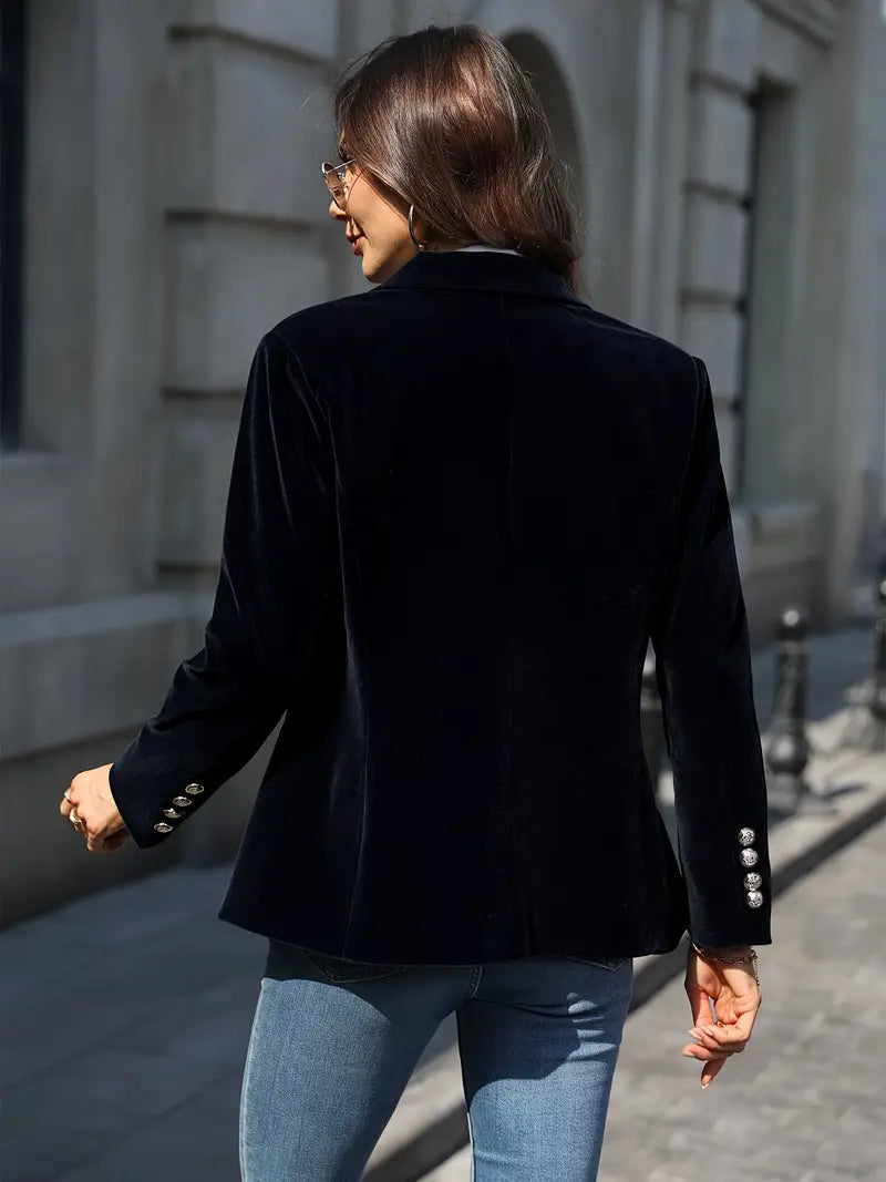 Eugenie™ | Elegant Velvet Blazer