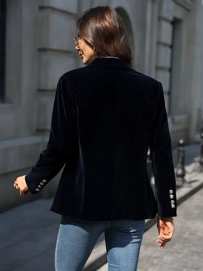 Eugenie™ | Elegant Velvet Blazer