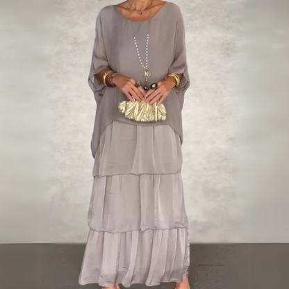 Heledd | Elegant Long Flowing Dress
