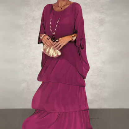 Heledd | Elegant Long Flowing Dress