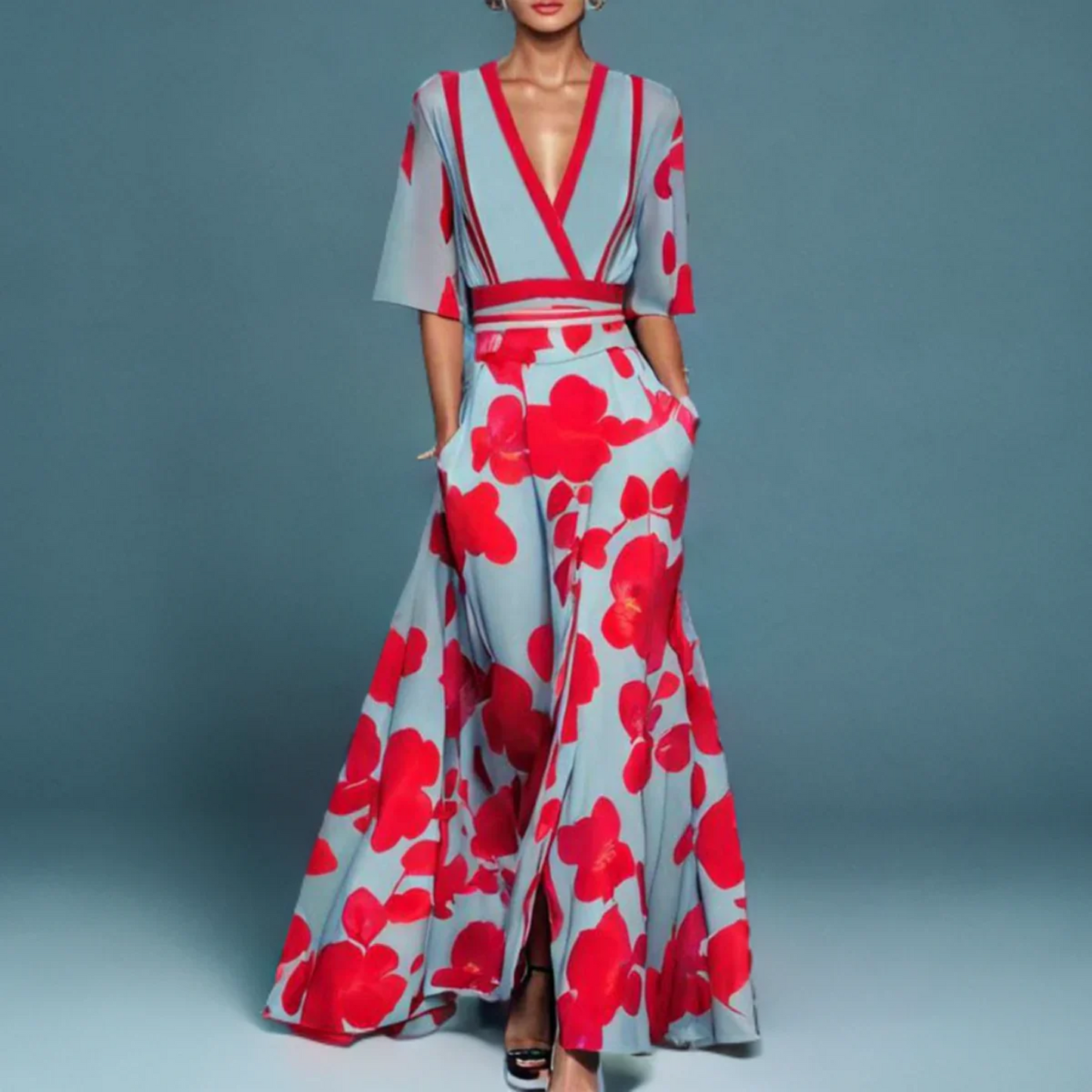Nuala | Floral Wrap Dress