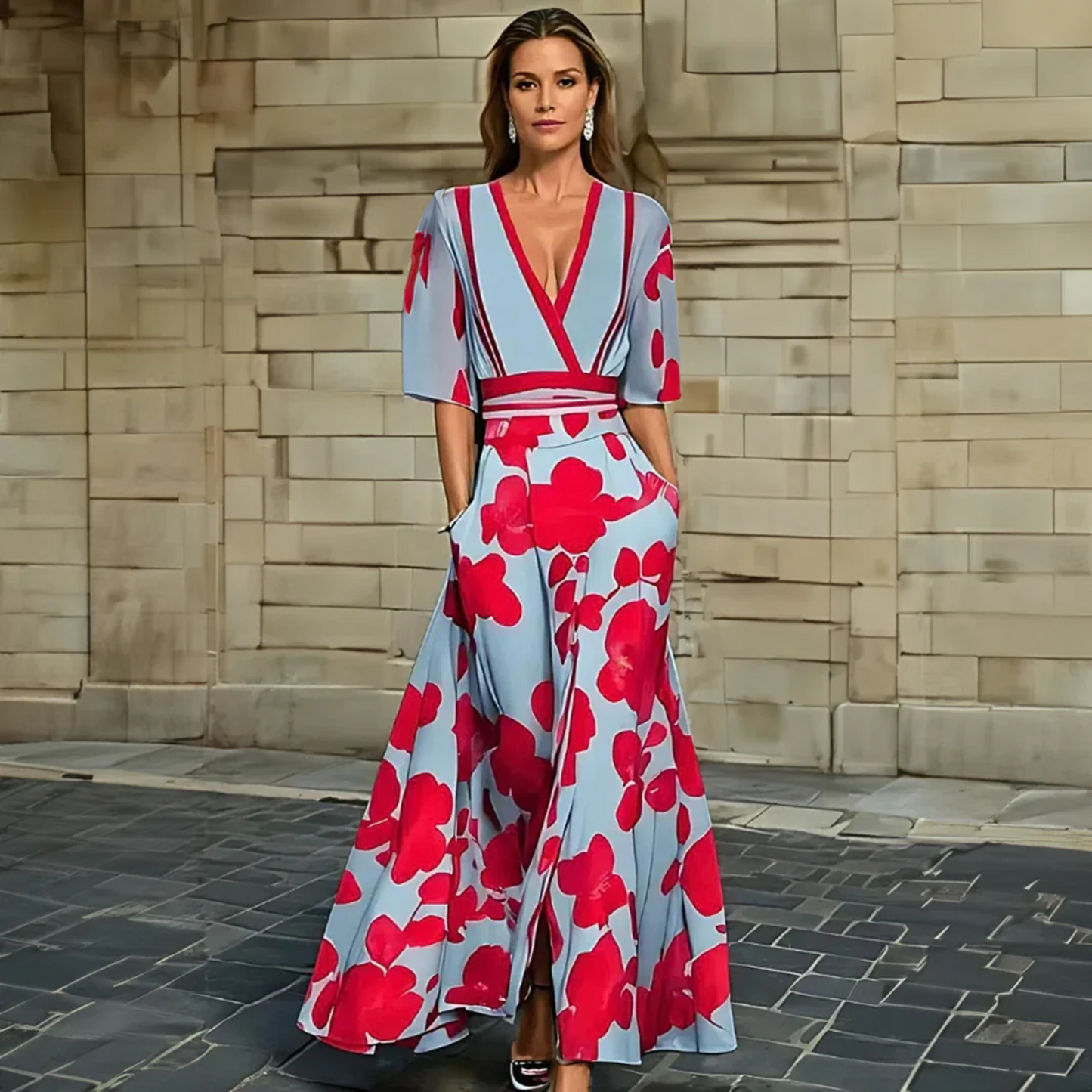 Nuala | Floral Wrap Dress