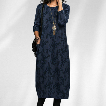 Meadow | Elegant Crewneck Winter Dress