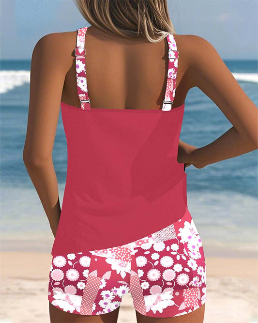 Lily | Two-Piece Swimsuit with Comfortable Fit and Floral Beach Style