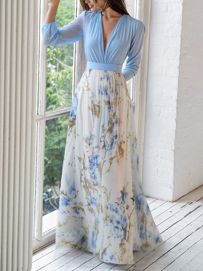 Adele™ | Maxi Dress with Dazzling Floral Print
