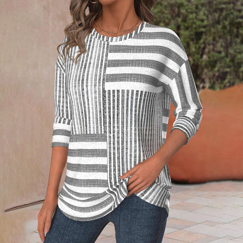 Nuala | Striped Comfort Blouse