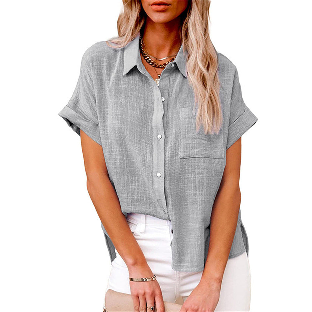 Olive | Lightweight Shirt with Front Pocket