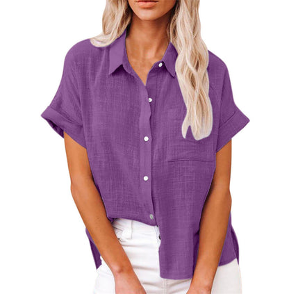 Olive | Lightweight Shirt with Front Pocket