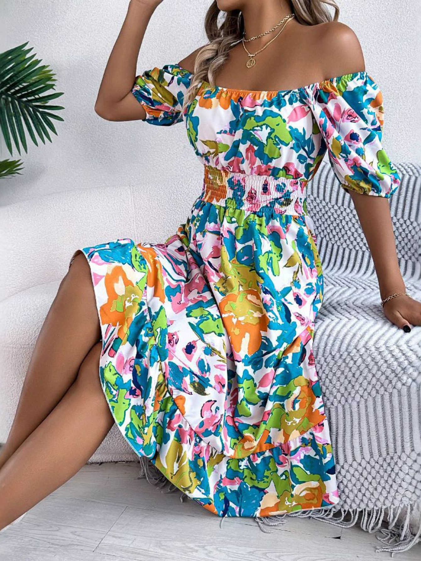 Hildegard | Everyday Boho Gradient Dress