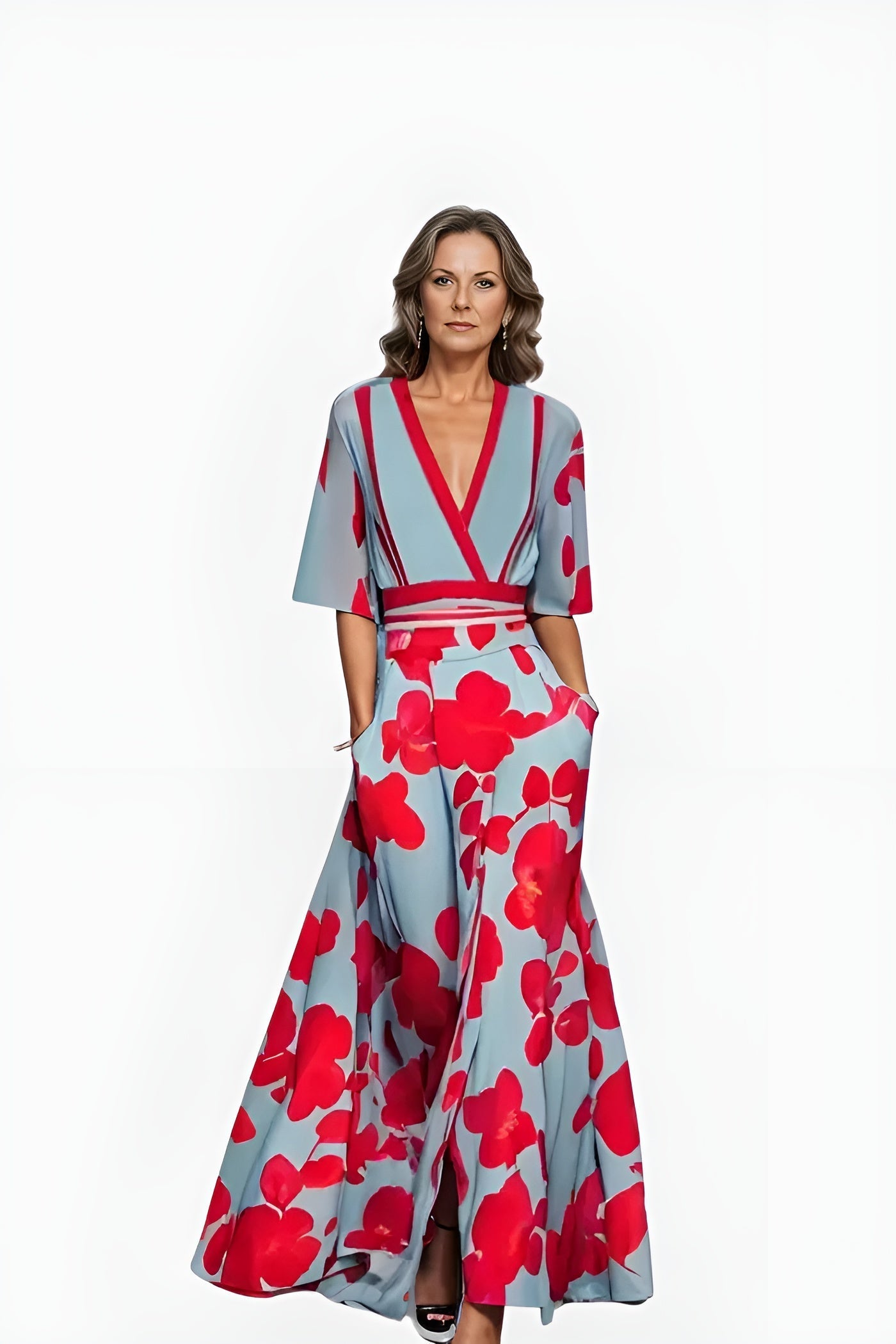 Nuala | Floral Wrap Dress