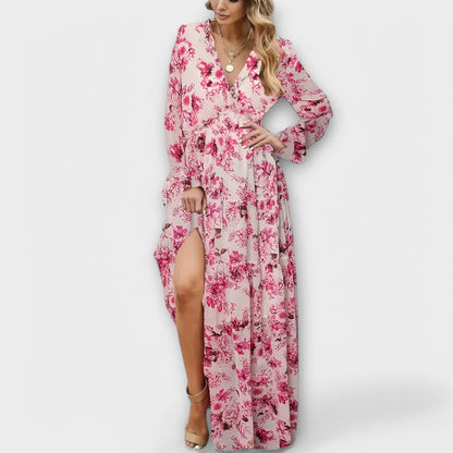 Paige | Floral V-Neck Maxi Dress