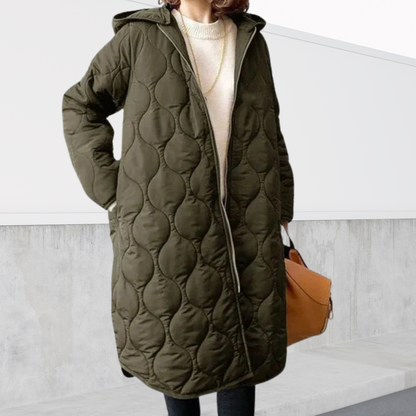 Brook | Oversized hooded Parka with details