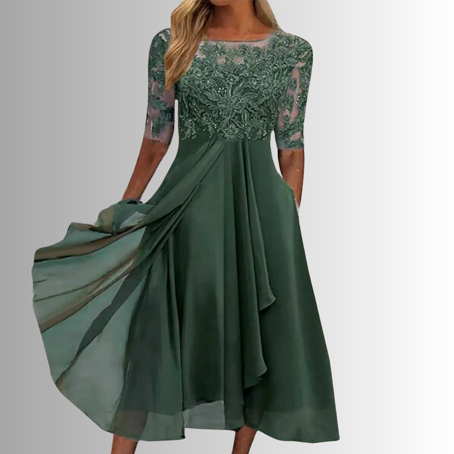 Frederica | Elegant Lace Dress