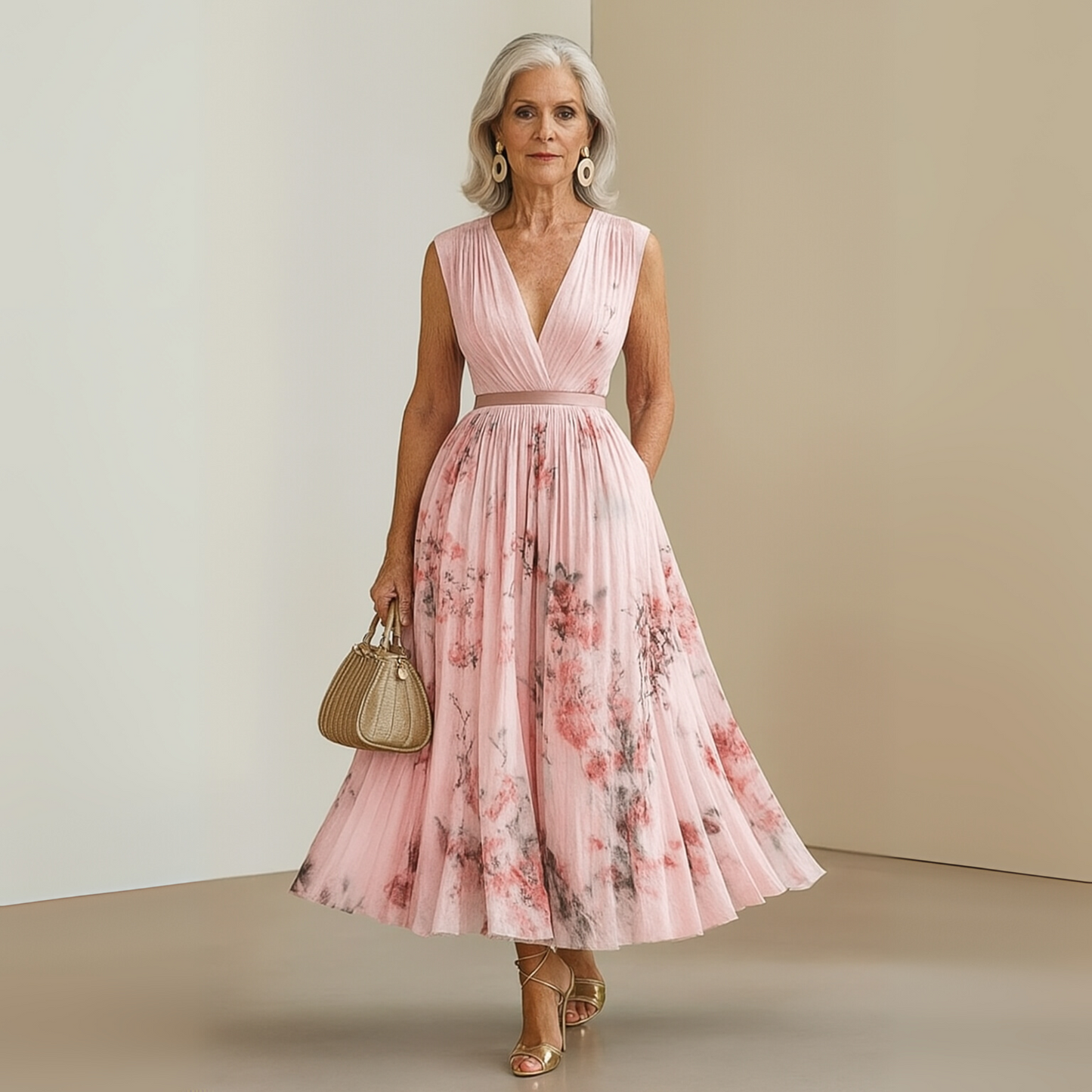 Solange | Flowy Sleeveless Summer Maxi Dress