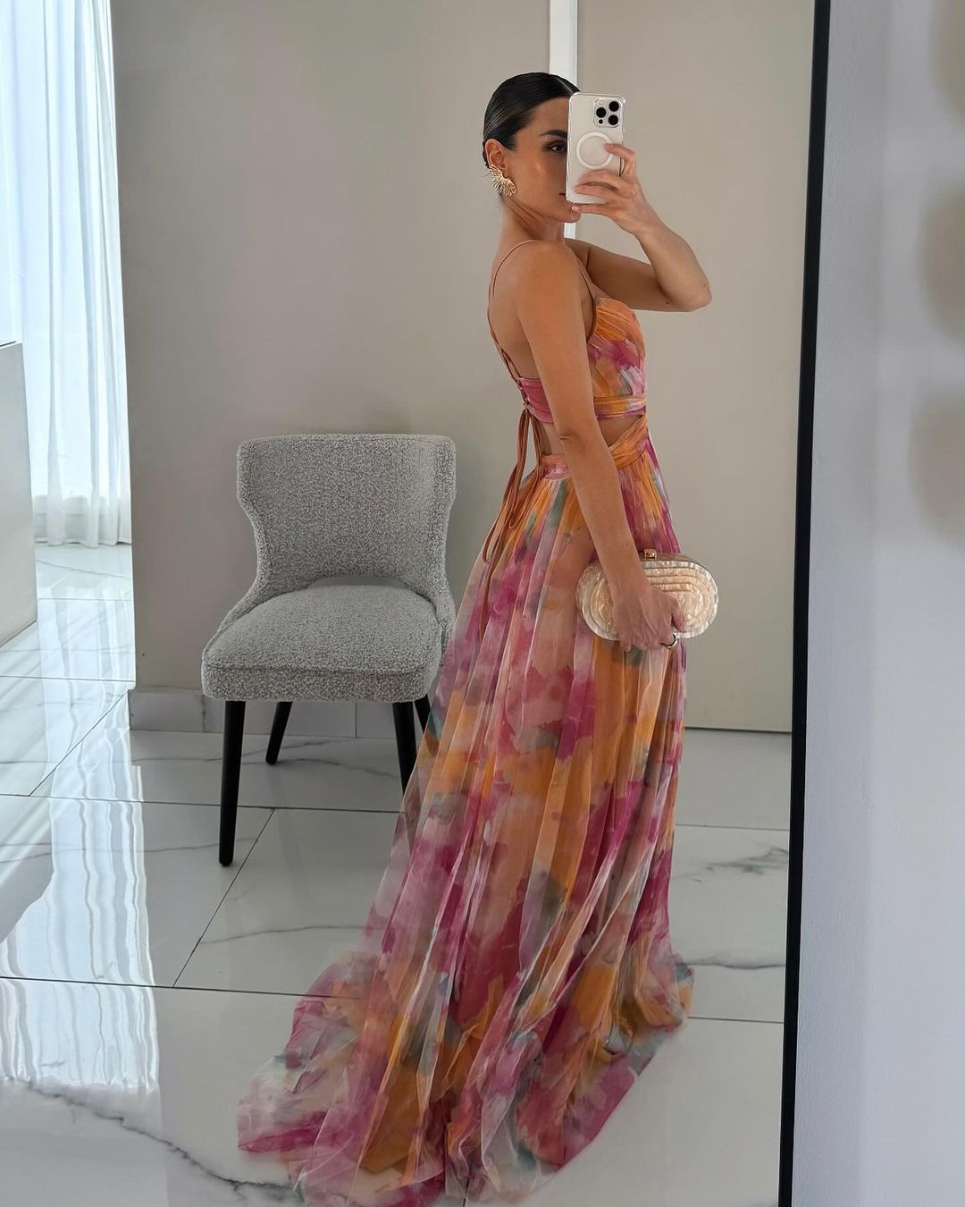 Iris | Beautiful Floral Print Maxi Dress