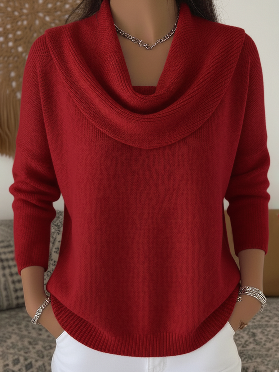 Daphne | Stylish Cowl Collar Sweater