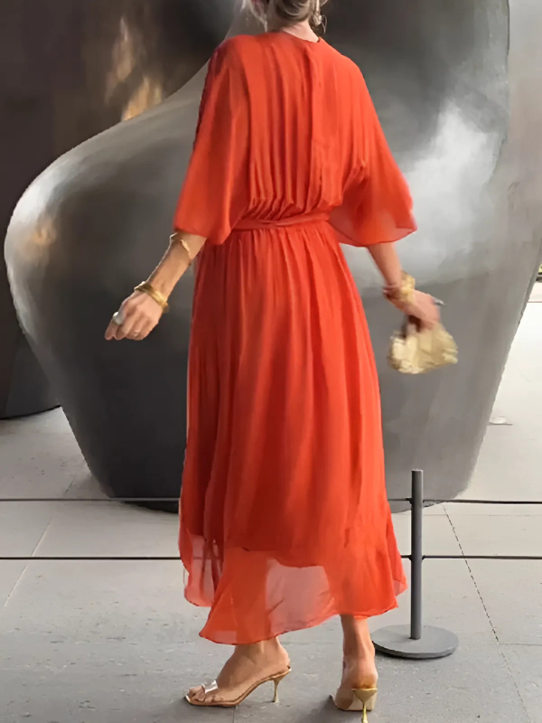 Fleurette | Timeless Wrap Midi Dress
