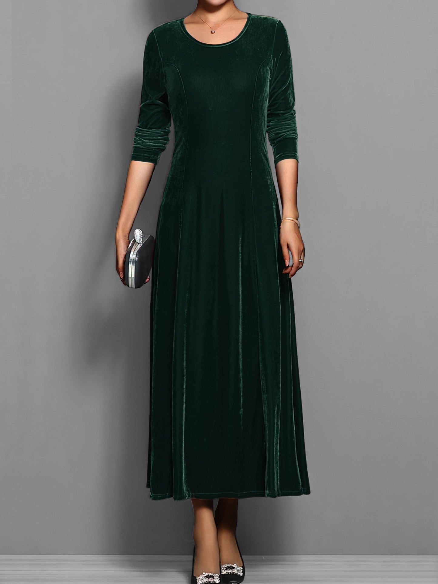 Jacinda | Soft Velvet Dress