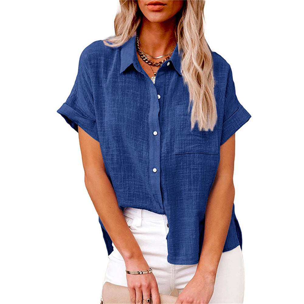 Olive | Lightweight Shirt with Front Pocket