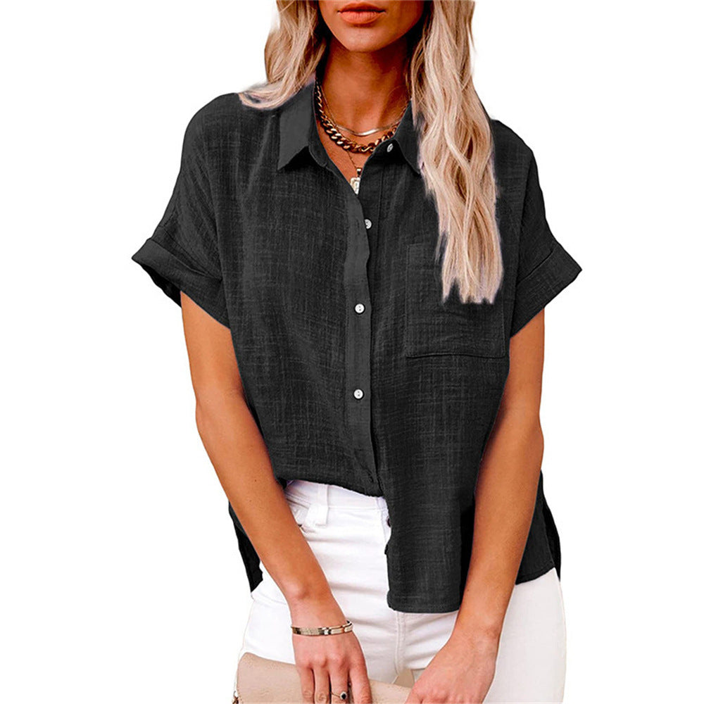 Olive | Lightweight Shirt with Front Pocket