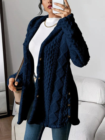 Eden™ | Plush Hooded Cardigan