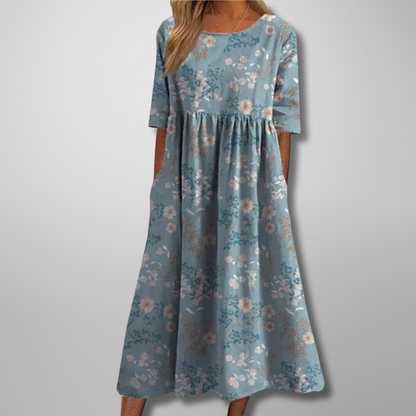 Katrina | Relaxed Floral Midi Dress