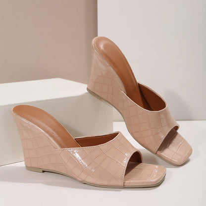 Andromeda | Women's Leather Wedge Cushioned Shoes