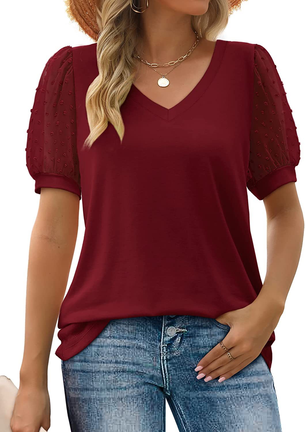 Mackenzie | Elegant V-Neck Top