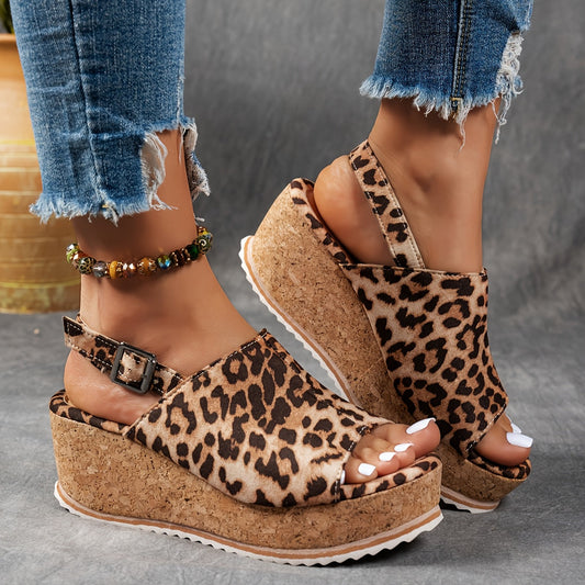 Edna | Women's Platform Adjustable Buckle Sandals