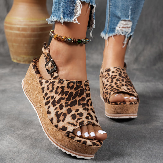 Edna | Women's Platform Adjustable Buckle Sandals