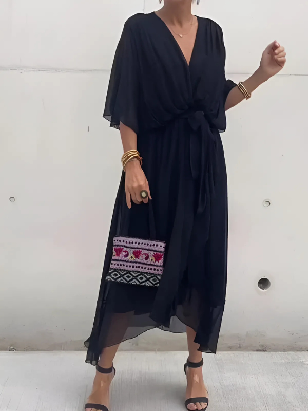 Fleurette | Timeless Wrap Midi Dress