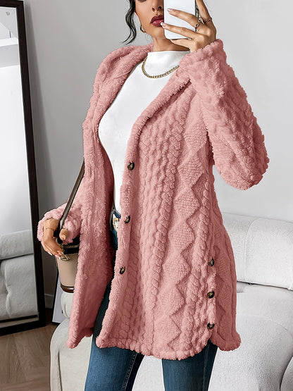Eden™ | Plush Hooded Cardigan
