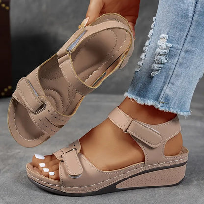 Ghislaine | Orthopedic Sandals with Wedge Heel