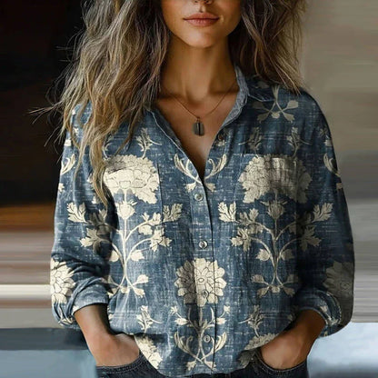 Tarni | Bohemian Pattern Vintage Blouse