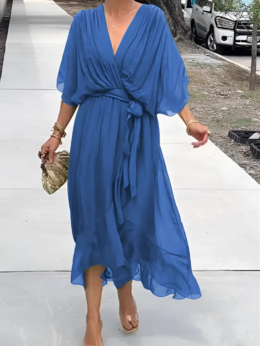 Fleurette | Timeless Wrap Midi Dress