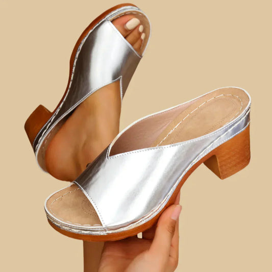 Tracey | Orthopedic Sandals with Thick Heels
