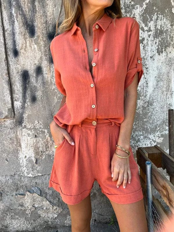 Jamie | Top & Shorts Lightweight Two-Piece Set