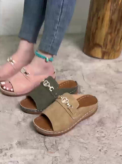 Zephyrine | Women's Flat Adjustable Sandals