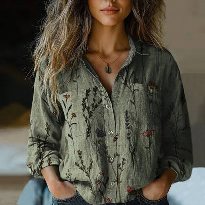 Tarni | Bohemian Pattern Vintage Blouse