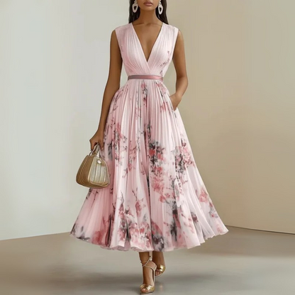 Solange | Flowy Sleeveless Summer Maxi Dress