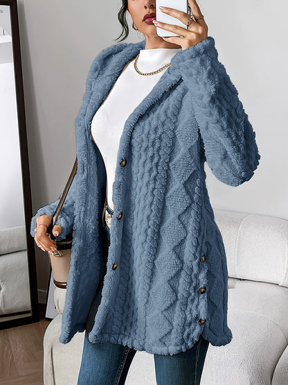 Eden™ | Plush Hooded Cardigan