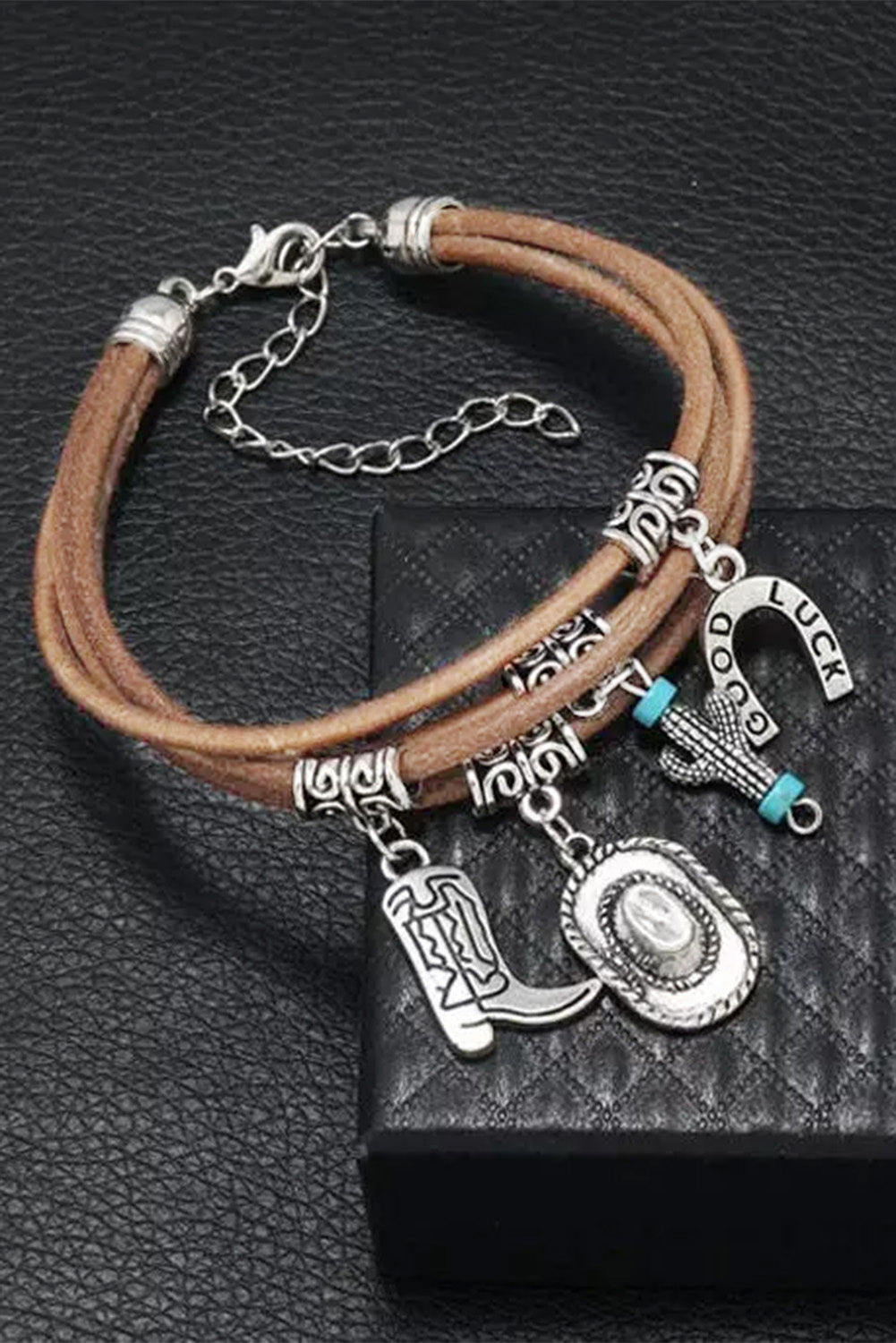 Carys | Good Luck Cactus Multi-Layered Bracelet