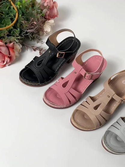 Brenda | Women's Block Heel Cushioned Sandals