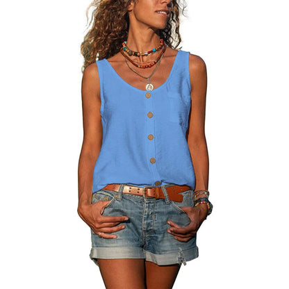 Zana | Everyday Sleeveless Top with Loose Fit