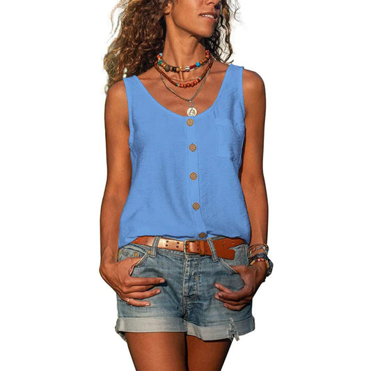 Zana | Everyday Sleeveless Top with Loose Fit