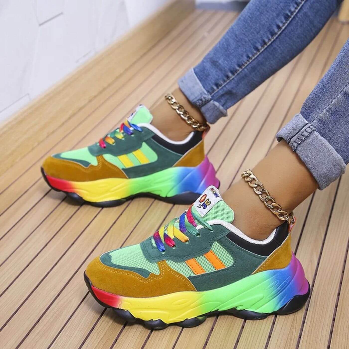 Pierrette | Vibrant Orthopedic Sneakers